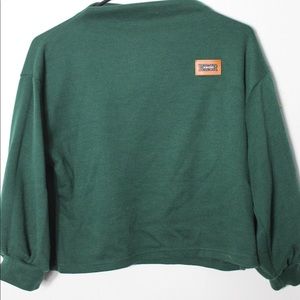 Mock Neck Sweater (Green)